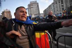 BUCURESTI - PROTEST - PIATA VICTORIEI