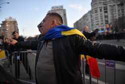 BUCURESTI - PROTEST - PIATA VICTORIEI