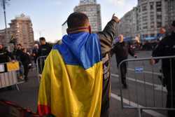 BUCURESTI - PROTEST - PIATA VICTORIEI