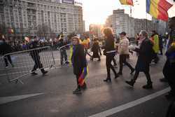 BUCURESTI - PROTEST - PIATA VICTORIEI