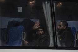 SpotNewsEGYPTRAFAH CROSSINGRELEASED PALESTINIAN PRISONERS