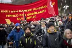 DENMARK USA PROTEST