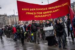 DENMARK USA PROTEST