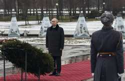 RUSSIA LENINGRAD SIEGE ANNIVERSARY