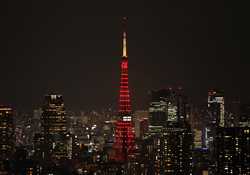 JAPANTOKYO TOWERCHINESE NEW YEARILLUMINATION