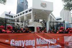 INDONESIA MALAYSIA LABOR PROTEST