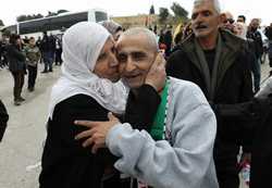 MIDEASTRAMALLAHPALESTINIAN PRISONERSRELEASE