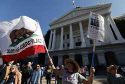 USA CALIFORNIA PROTEST TRUMP