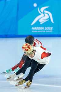 SPCHINAHARBINASIAN WINTER GAMESSHORT TRACK SPEED SKATINGTRAINING SESSIONCHN CN