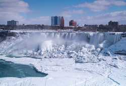 CANADAONTARIONIAGARA FALLSWINTER VIEW