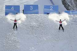 SPCHINAHARBINASIAN WINTER GAMESFREESTYLE SKIINGWOMENS AERIALS SYNCHRO CN