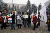 BOTOSANI - PROTEST - ANGAJATI - SPITALUL JUDETEAN DE URGENTA MAVROMATI