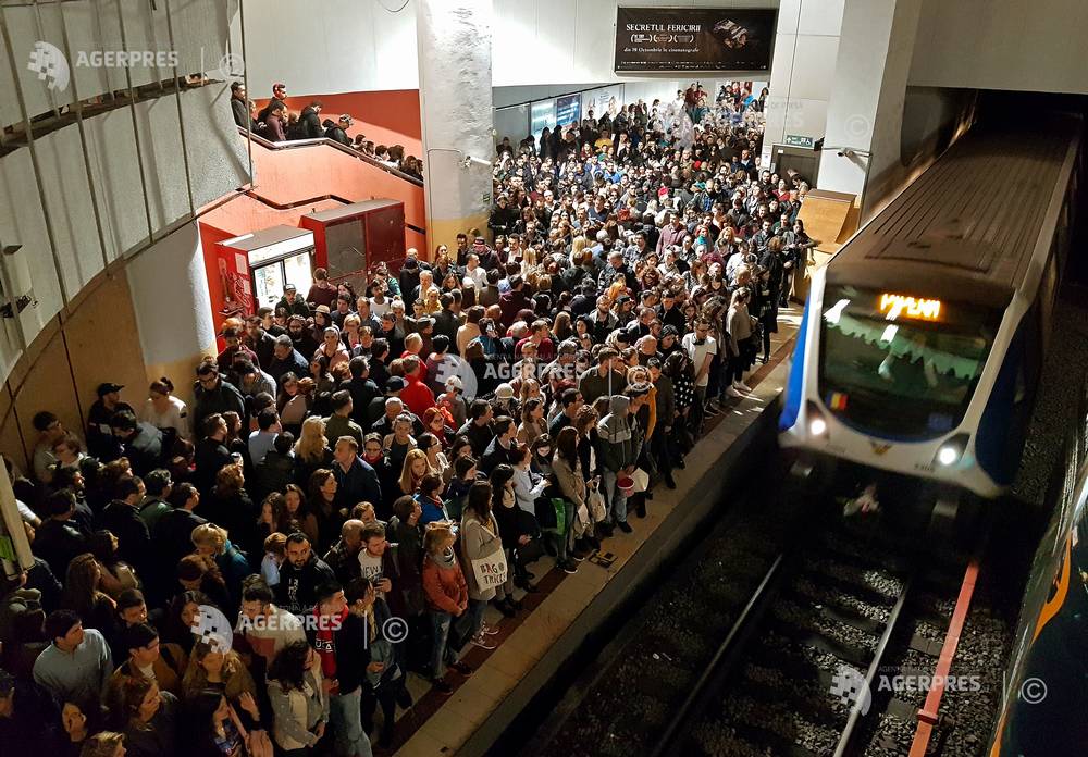 Bucuresti Metrou Aglomeratie Agerpres Actualizează Lumea