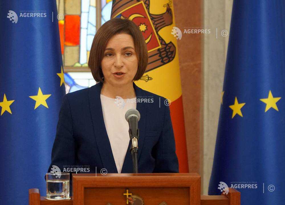 CHISINAU - CONFERINTA PRESA - MAIA SANDU