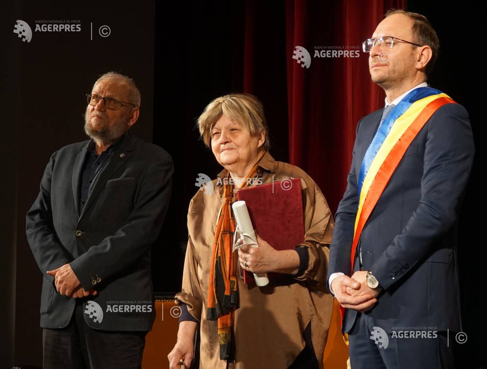 BOTOSANI - CEREMONIE ACORDARE PREMIU NATIONAL DE POEZIE 'MIHAI EMINESCU' - OPERA OMNIA - GRETE TARTLER