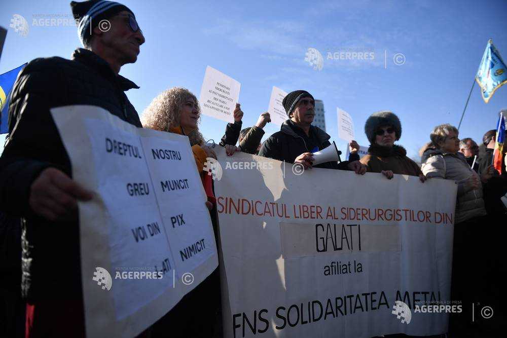 BUCURESTI - PROTEST - PIATA VICTORIEI