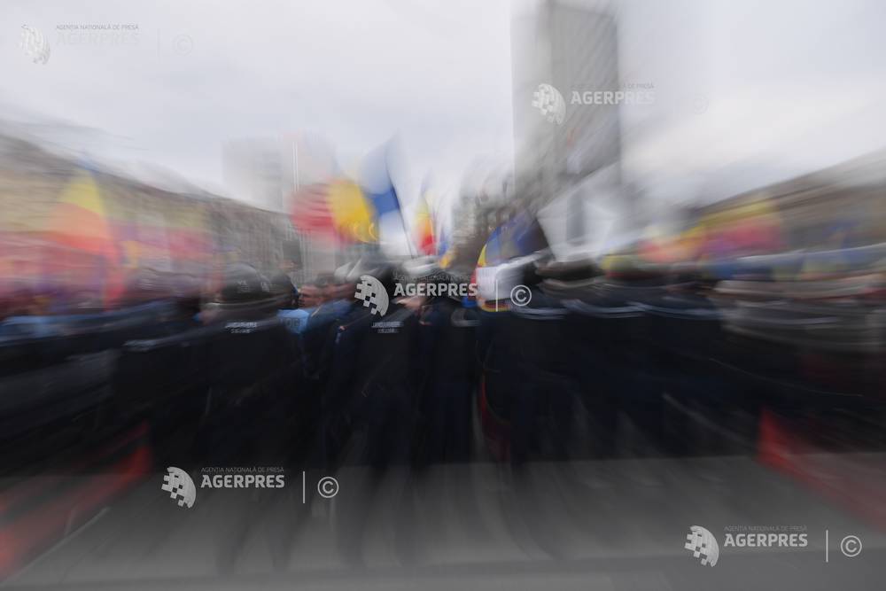 BUCURESTI - PROTEST - PIATA UNIVERSITATII