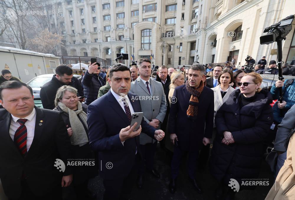 BUCURESTI - DECLARATII DE PRESA - GEORGE SIMION